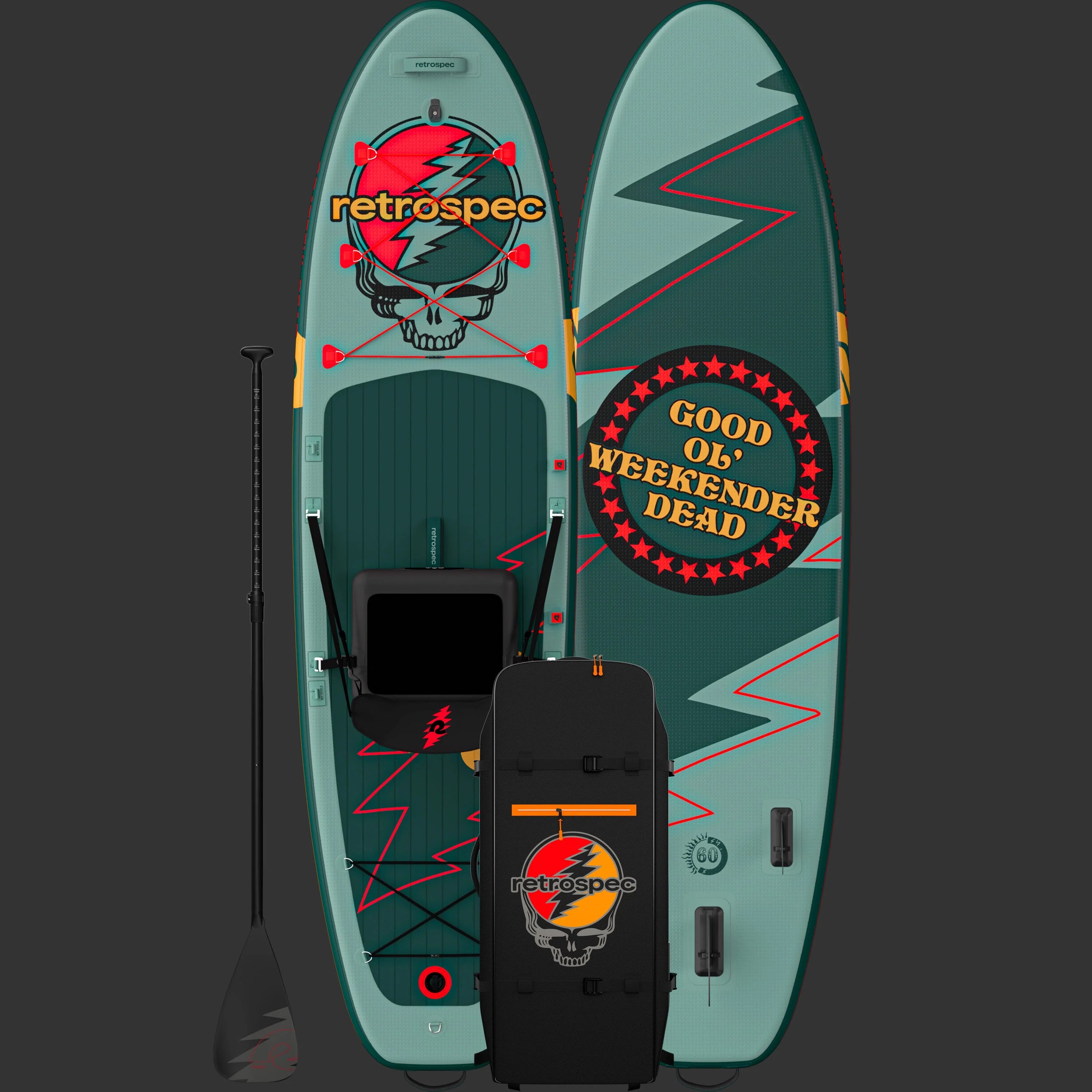 The Voyager Series: Inflatable Paddle Board & Kayak Hybrid 10'6"