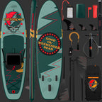 The Voyager Series: Inflatable Paddle Board & Kayak Hybrid 10'6"