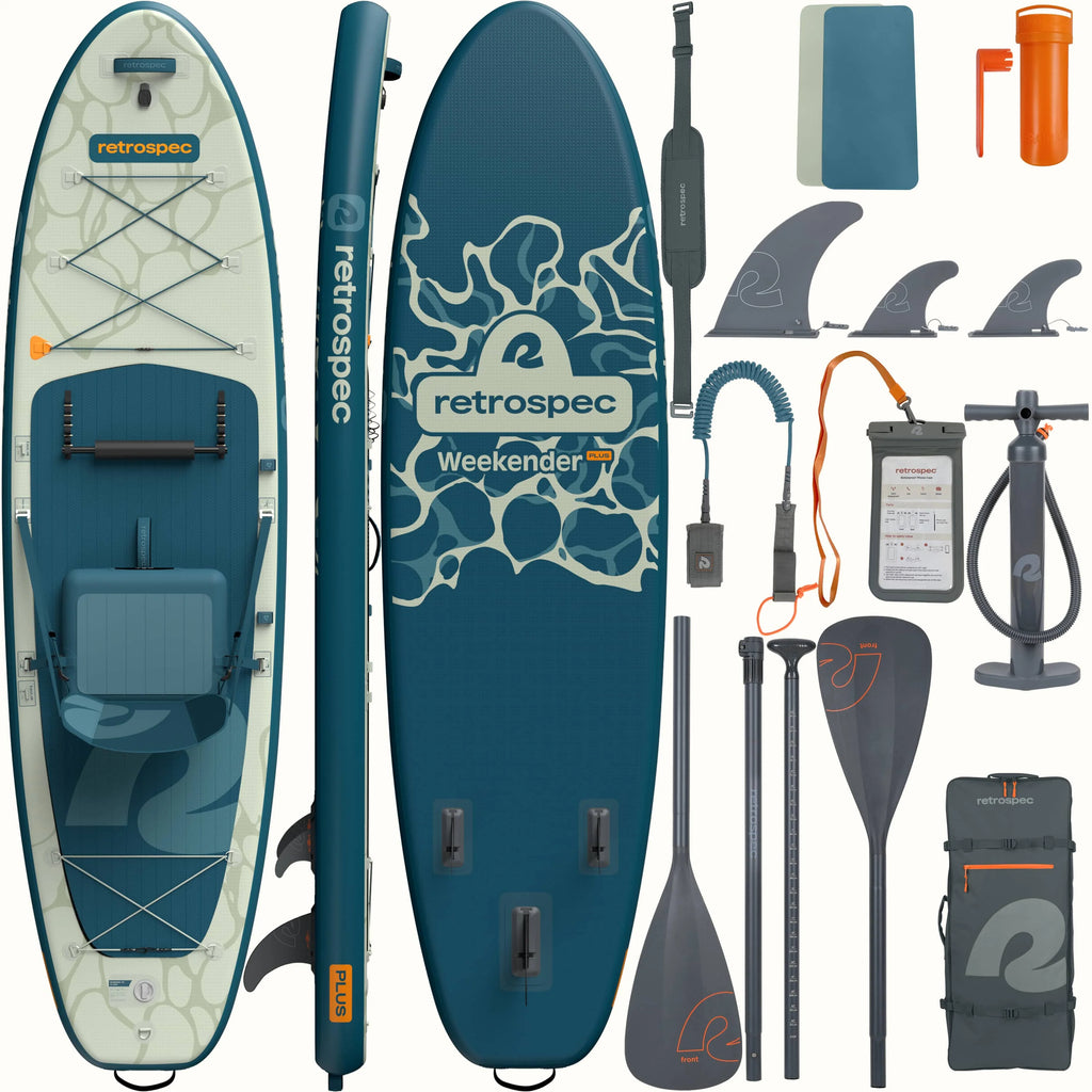 The Voyager Series: Inflatable Paddle Board & Kayak Hybrid 10'6"