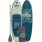 The Voyager Series: Inflatable Paddle Board & Kayak Hybrid 10'6"