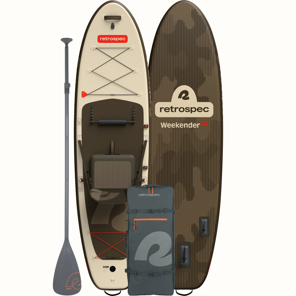 The Voyager Series: Inflatable Paddle Board & Kayak Hybrid 10'6"