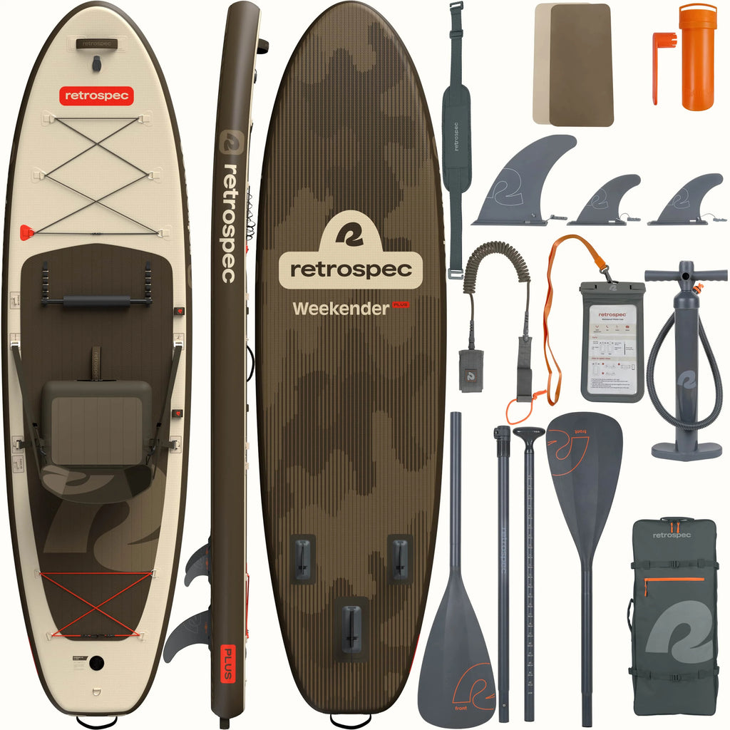 The Voyager Series: Inflatable Paddle Board & Kayak Hybrid 10'6"