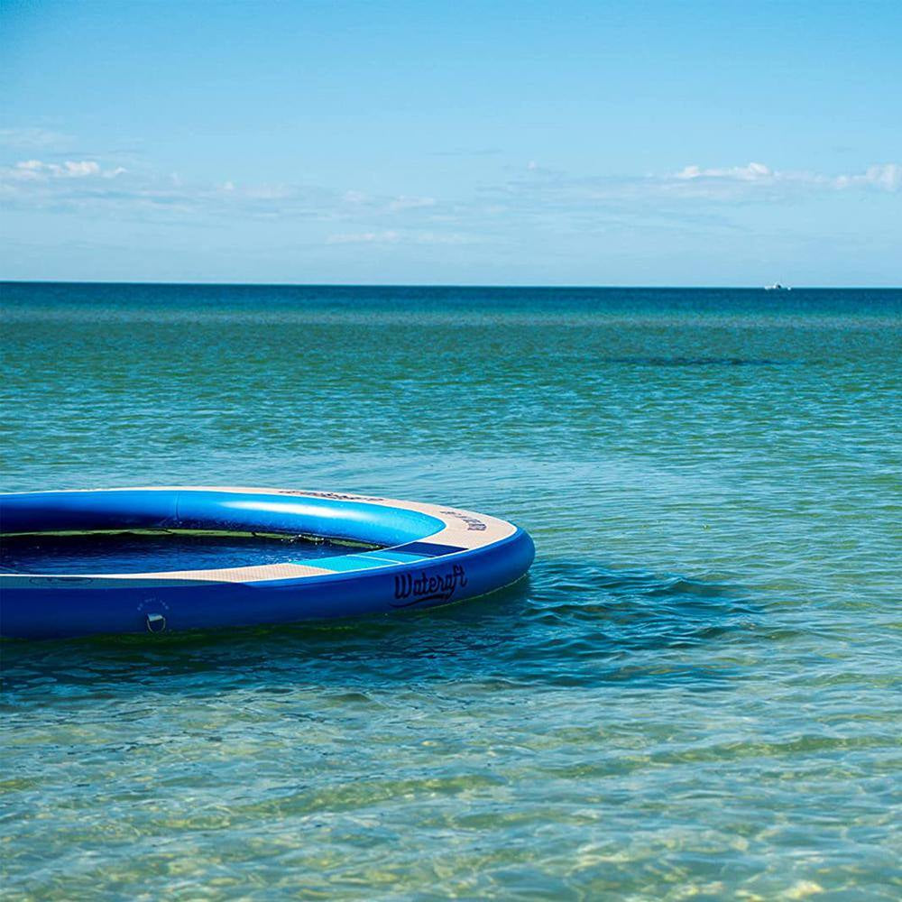 Inflatable Dock with Mesh Net Center